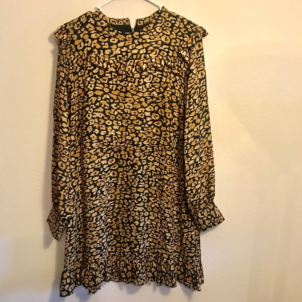 Leopard long-sleeve dress by Who What Wear